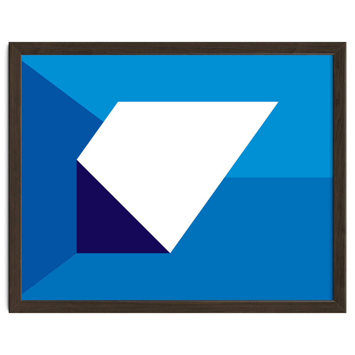 Geometric Shapes No. 32 -  blues