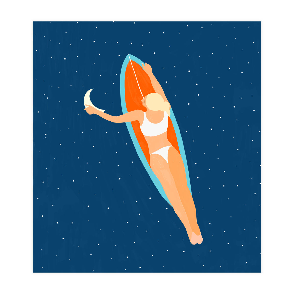 Moon Surfing (Print Only)