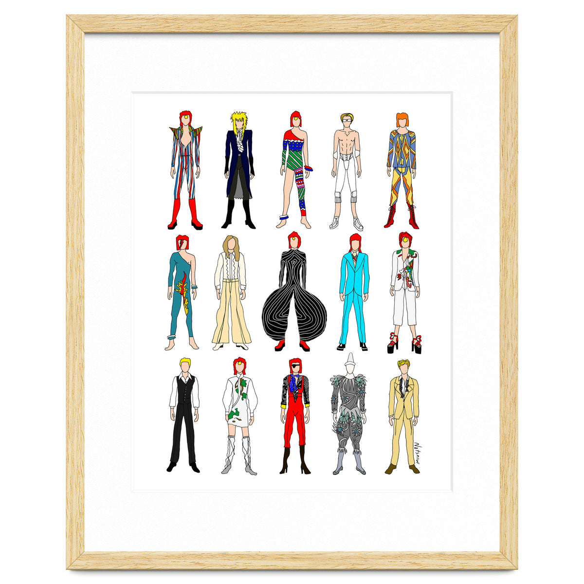 Outfits of Bowie Fashion