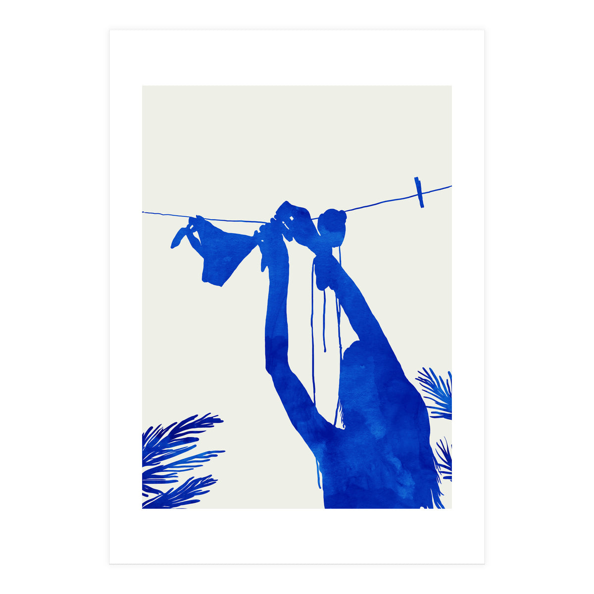 Blue Nude Vacay Matisse (Print Only)