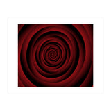 Abstract Concentric Spiral Circles (Print Only) thumbnail