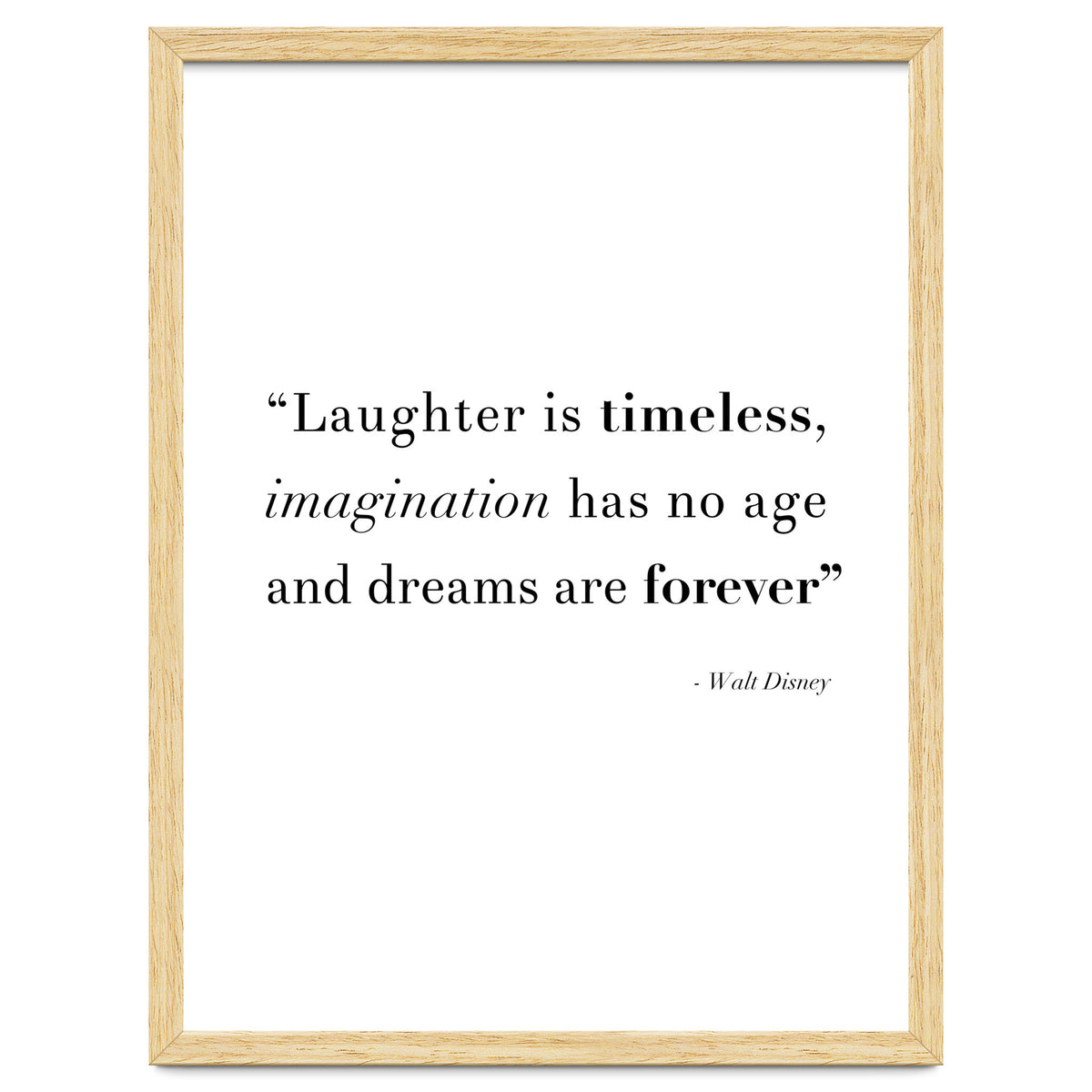 Laughter, Imagination, Dreams, Quote Disney