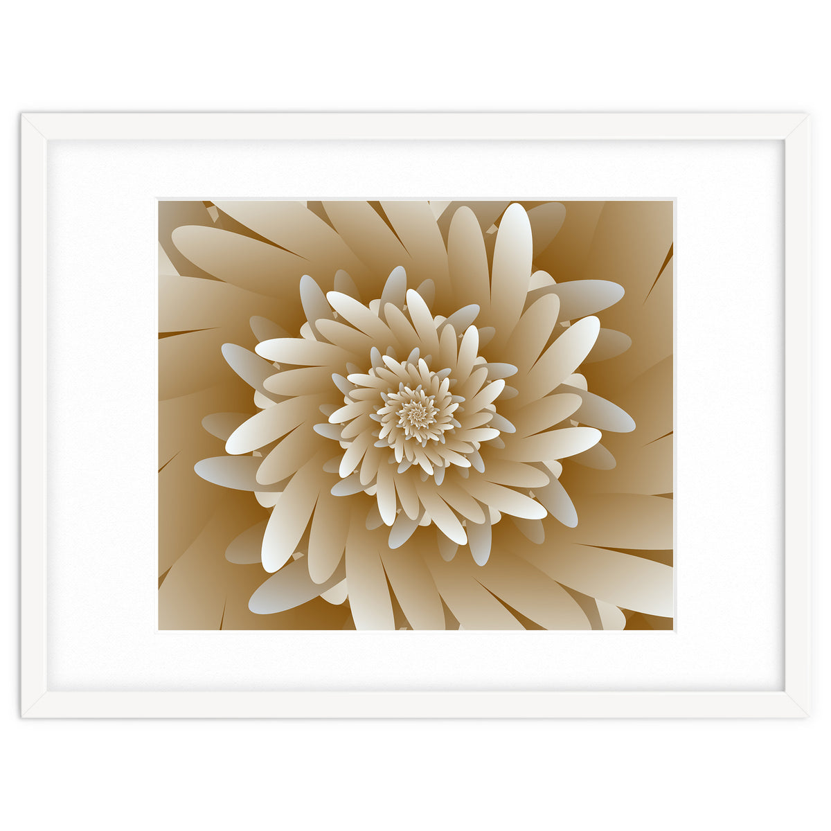 Abstract Digital Floral ART