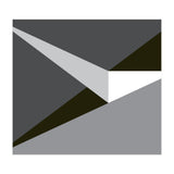 Geometric Shapes No. 73 - black & grey triangles  (Print Only) thumbnail
