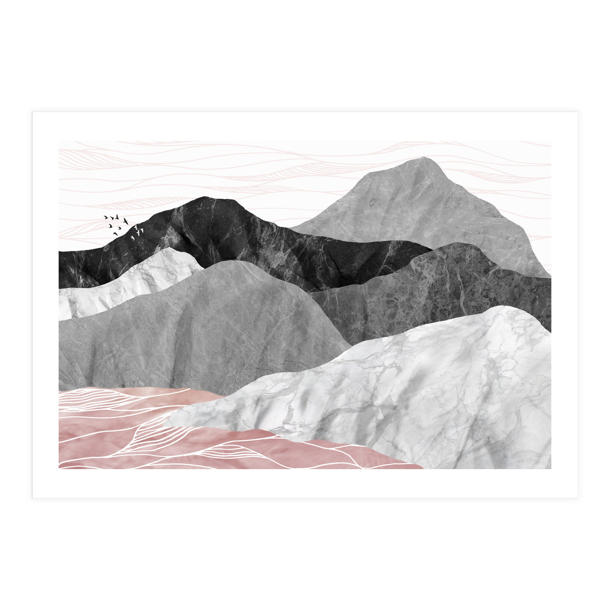 Marble Landscape 02 (Print Only)