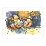 Garlic still life watercolor painting for kitchen  (Print Only) thumbnail