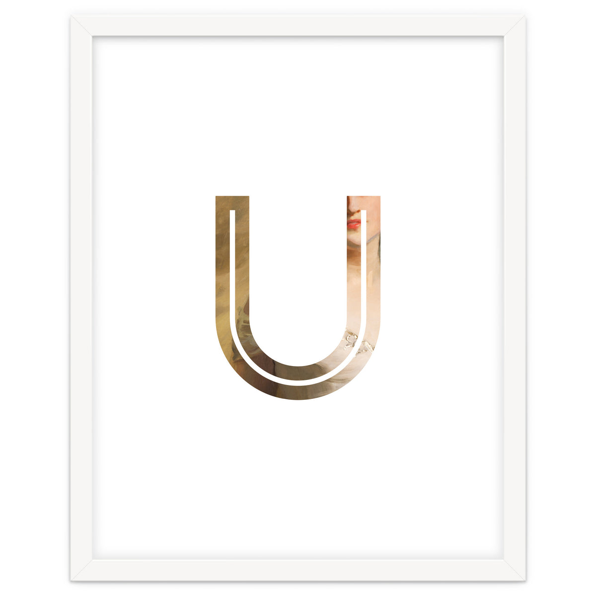 Letter U - (Impress)