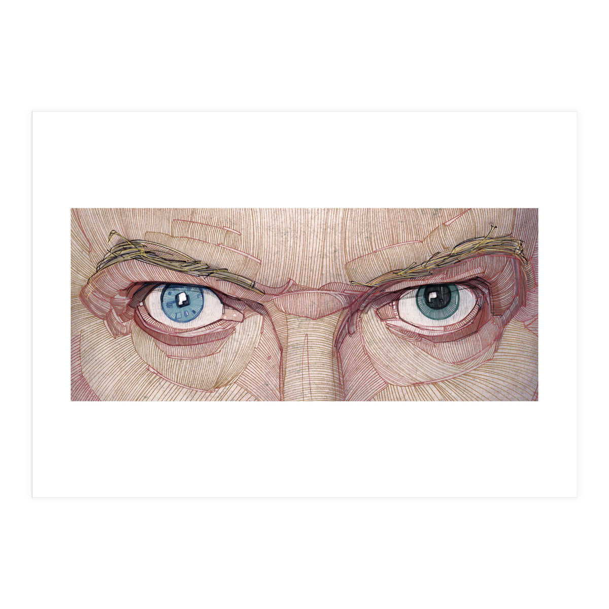 David Bowie Eyes (Print Only)