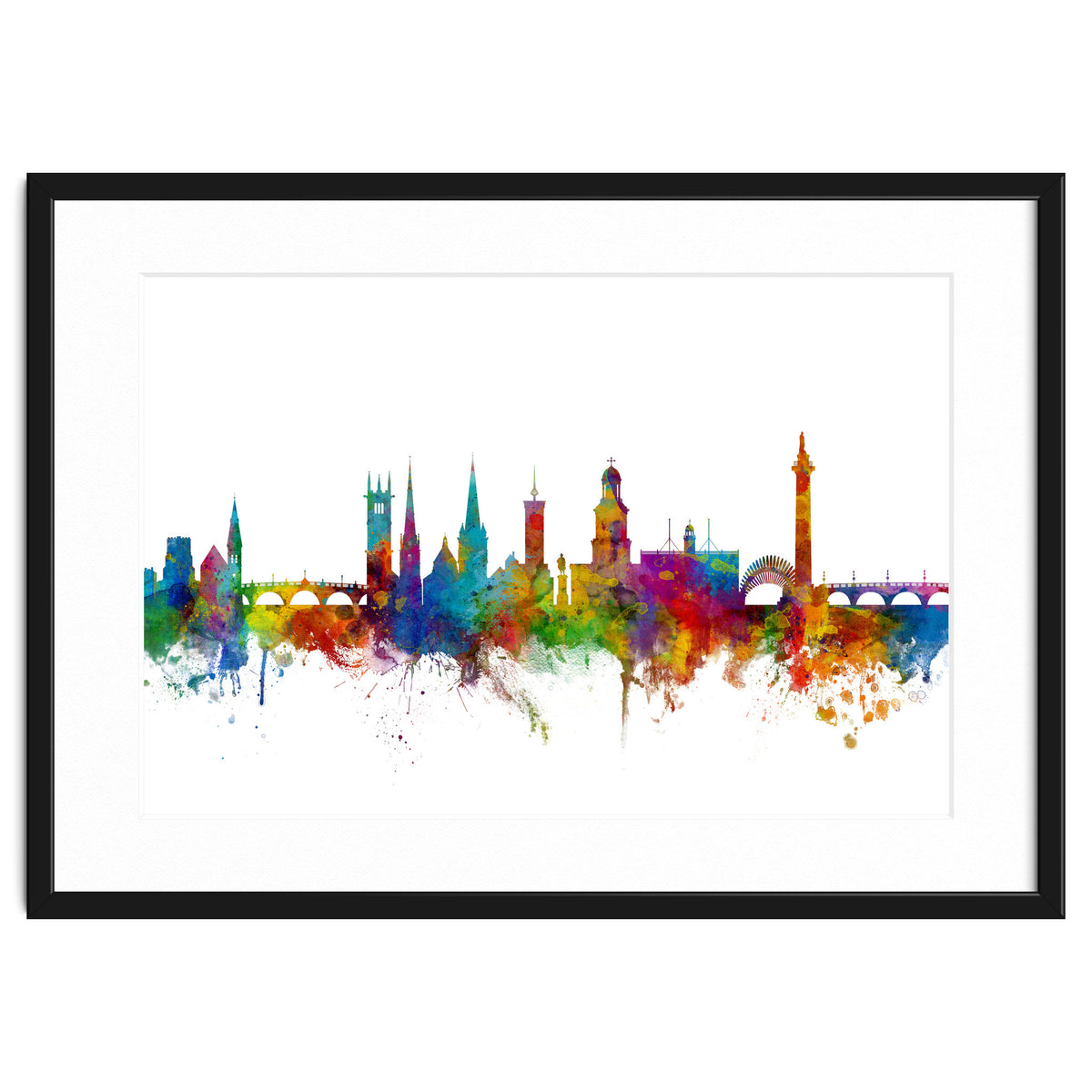 Shrewsbury England Skyline