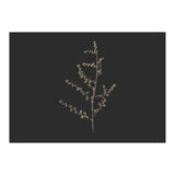 Dainty Botanicals in Gold and Black - Square (Print Only) thumbnail