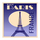 Paris France Travel Poster  (Print Only) thumbnail