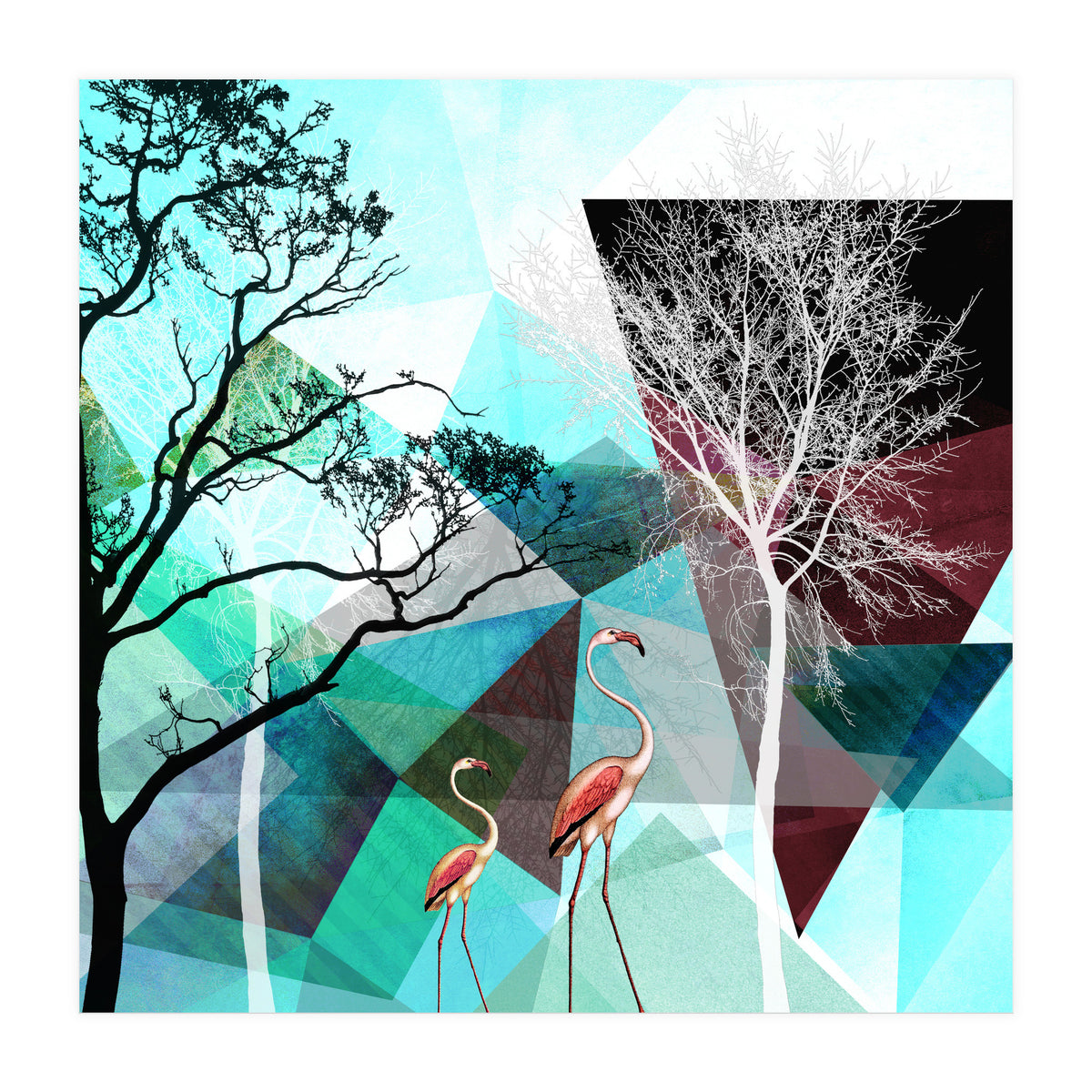 FLAMINGOS P26 (Print Only)