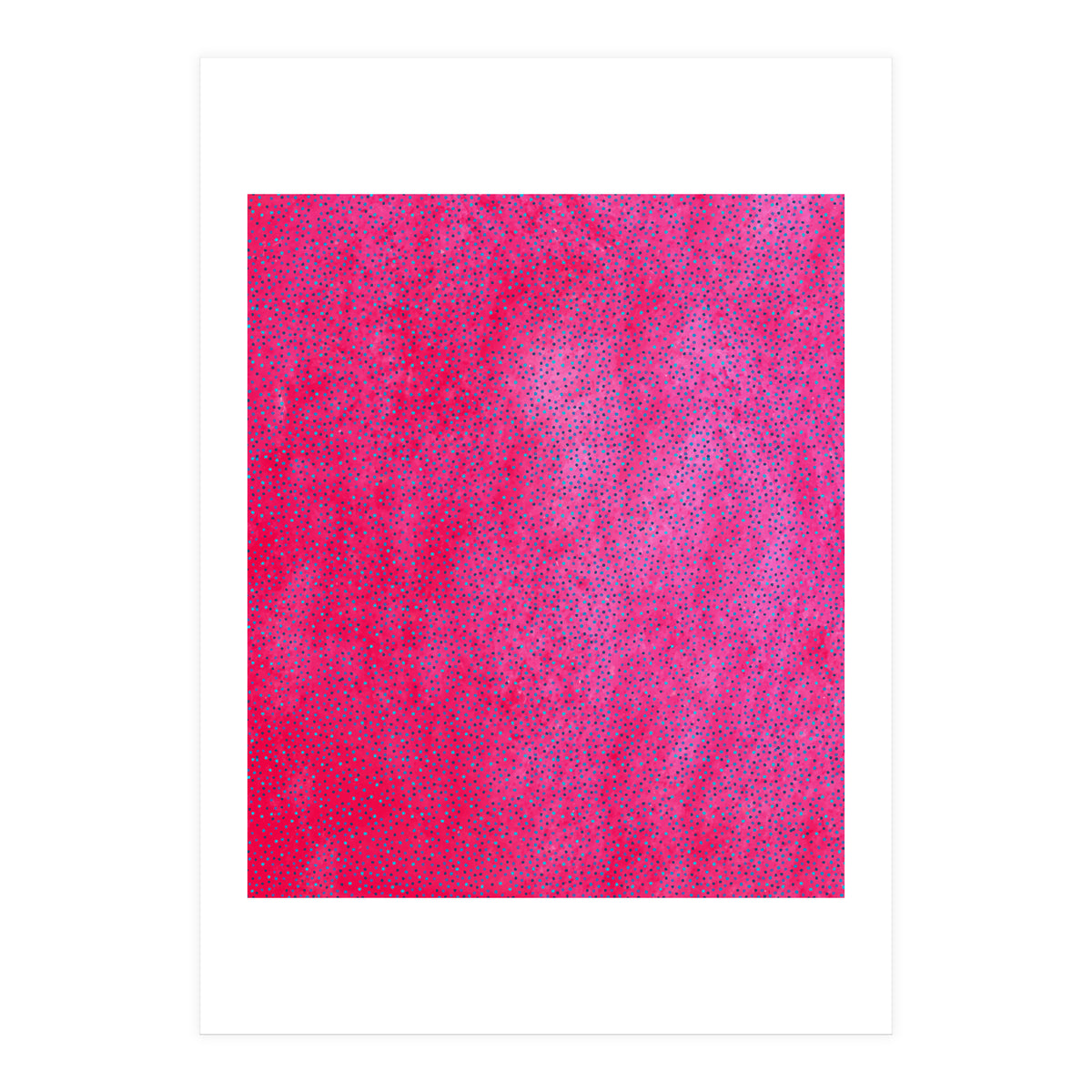 Pink & Blue Polka Dots (Print Only)