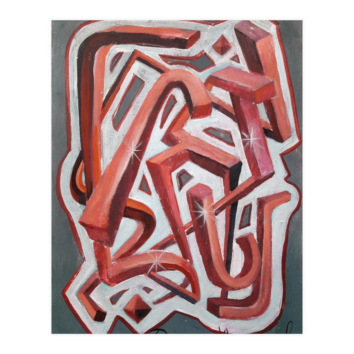 Formas En El Espacio 34 (Print Only)