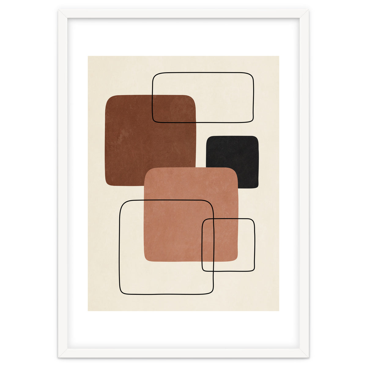 GEOMETRIC SHAPES - TERRACOTTA 02