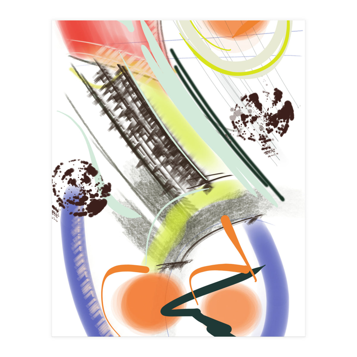 Vivacity In Traits And Color (Print Only)