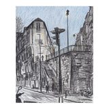 Cold afternoon on Artist Street in Paris (Print Only) thumbnail
