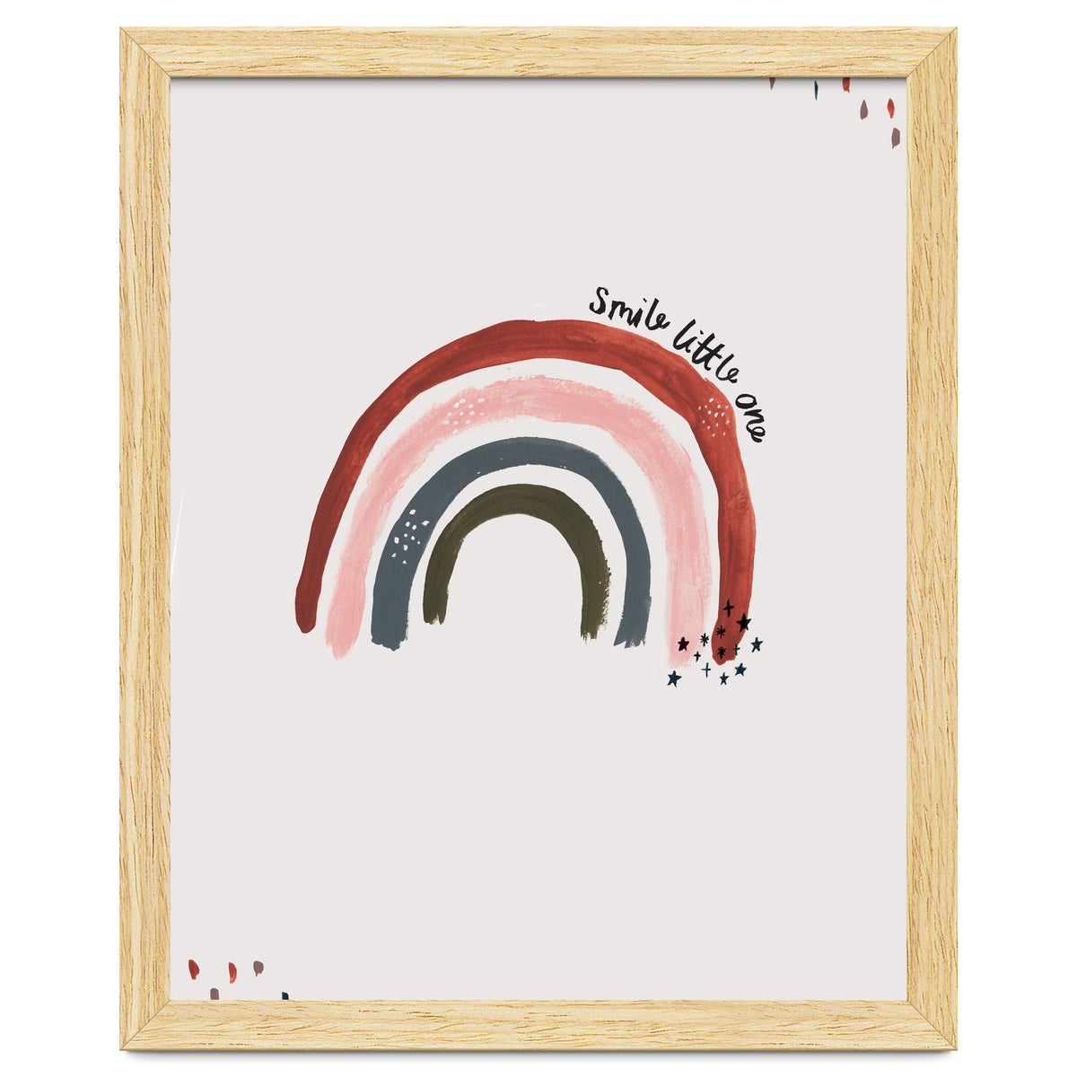 Smile Little One Rainbow Portrait