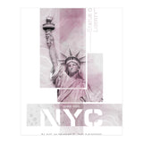 NYC Statue of Liberty | pink marble (Print Only) thumbnail