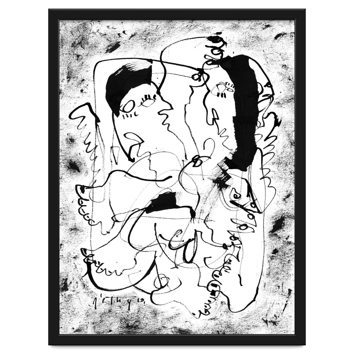 Dancing Forever - b&w