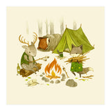 Camping In The Woods (Print Only) thumbnail