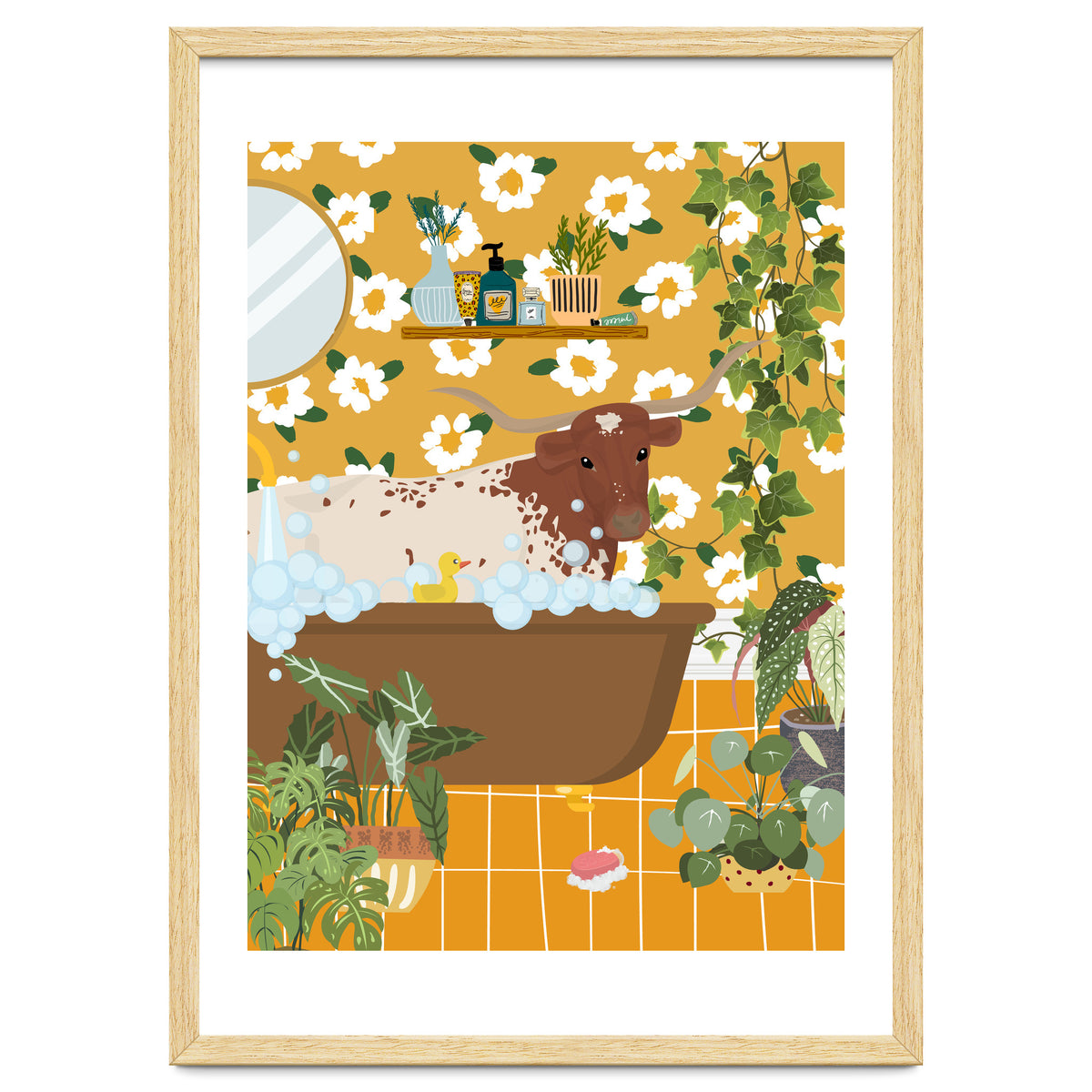 Texas Longhorn in My Bathtub