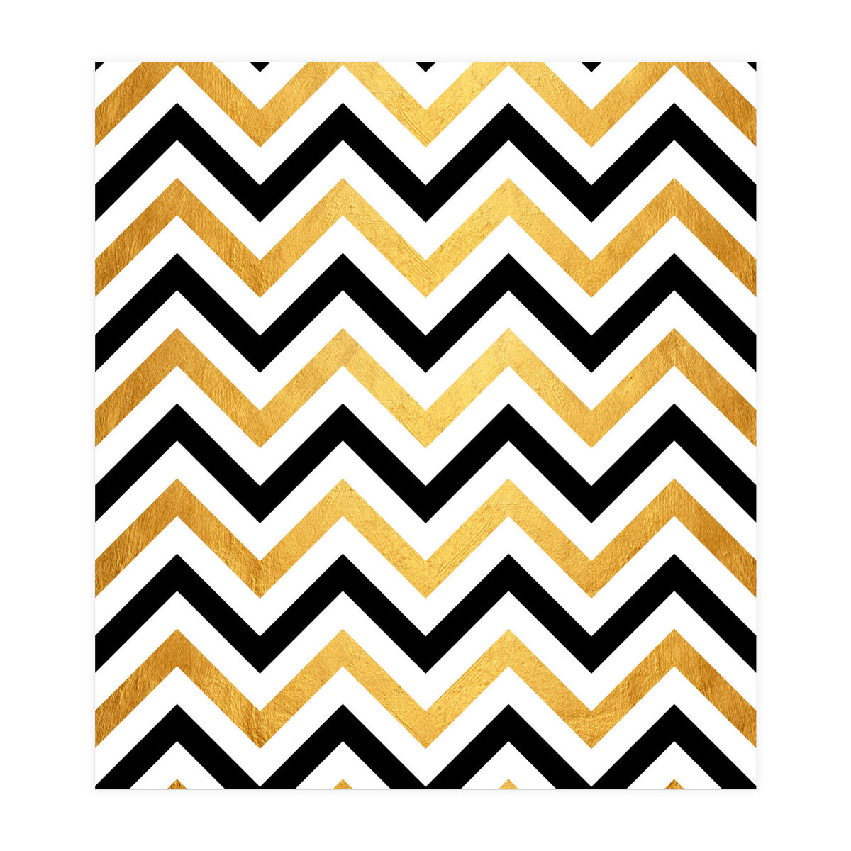 Chevron Golden III (Print Only)