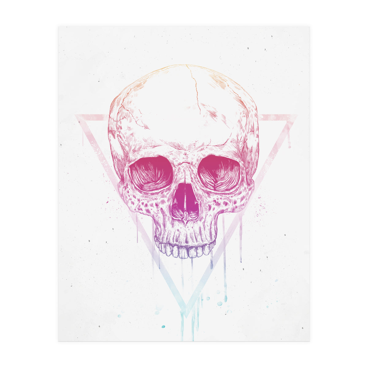 Skull In Triangle (Print Only)