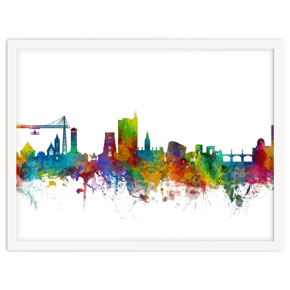 Newport Wales Skyline