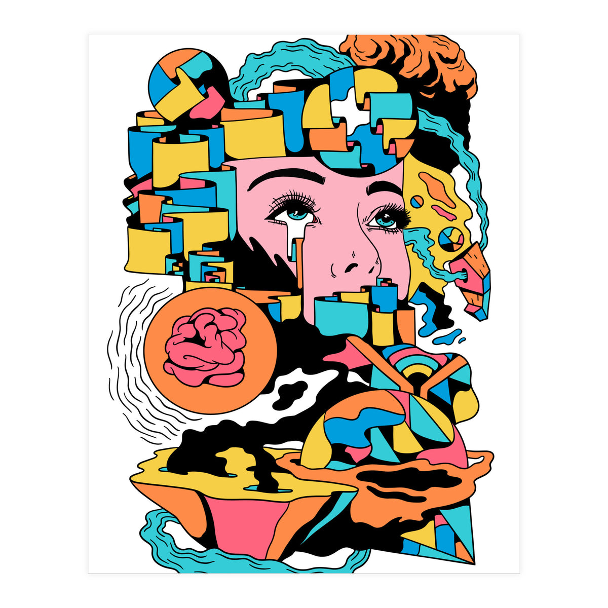 Sad Cliffs (Print Only)