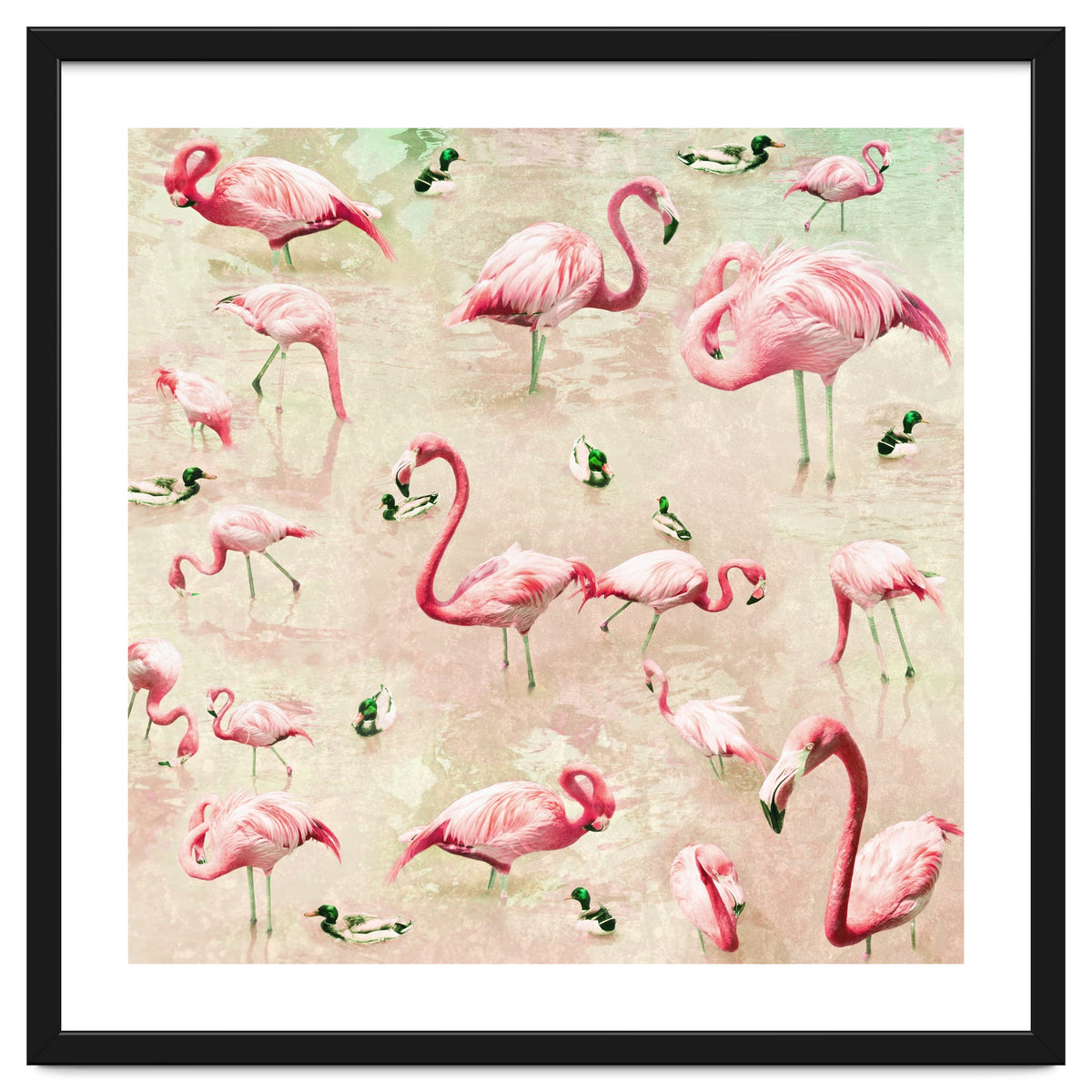 Flamingos Vintage Pink