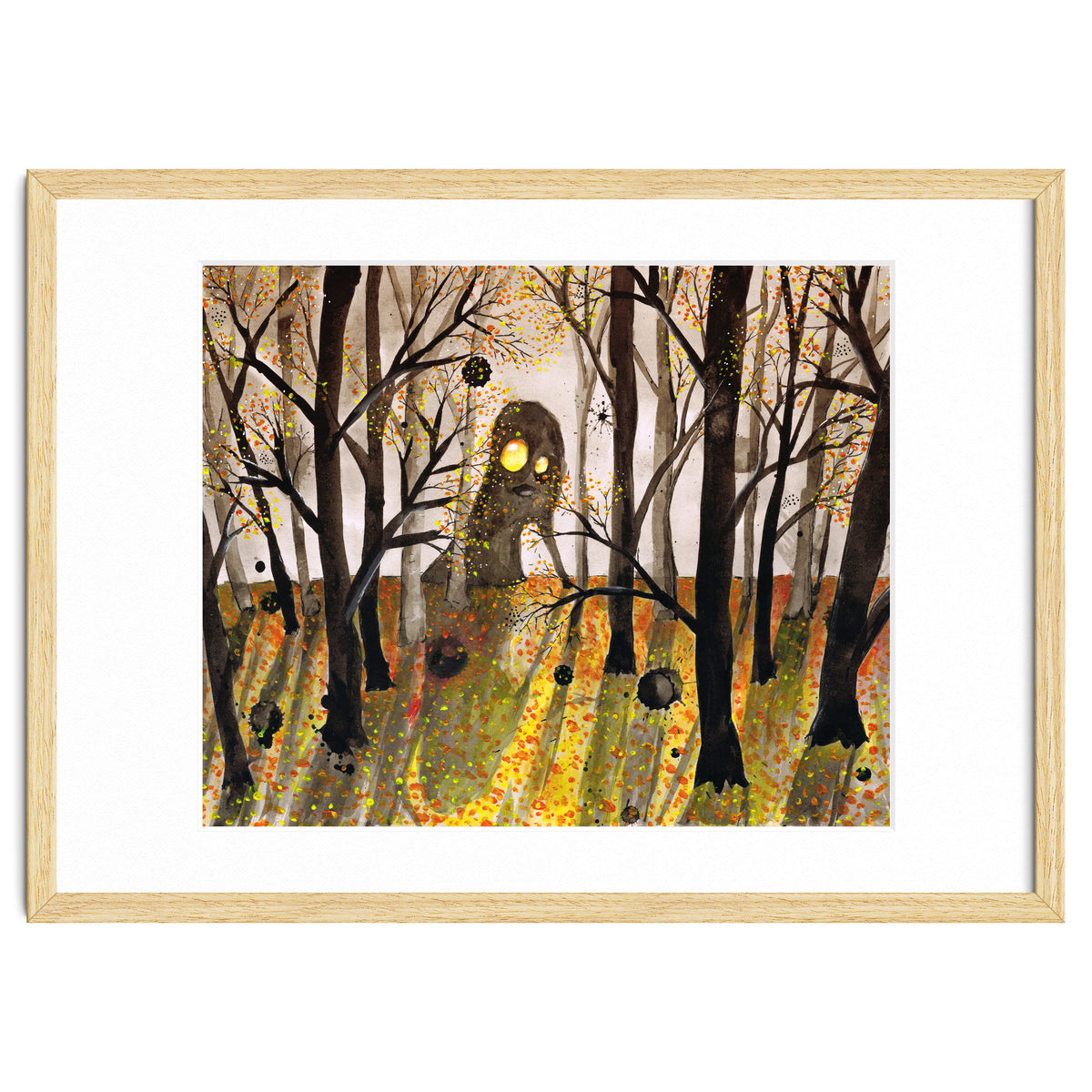 Monster in the woods