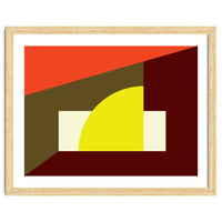 Geometric Shapes No. 9 - yellow, orange & brown