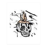 Skull Candlelight Sketch (Print Only) thumbnail