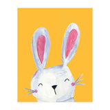 Woodland Bunny On Mustard (Print Only) thumbnail