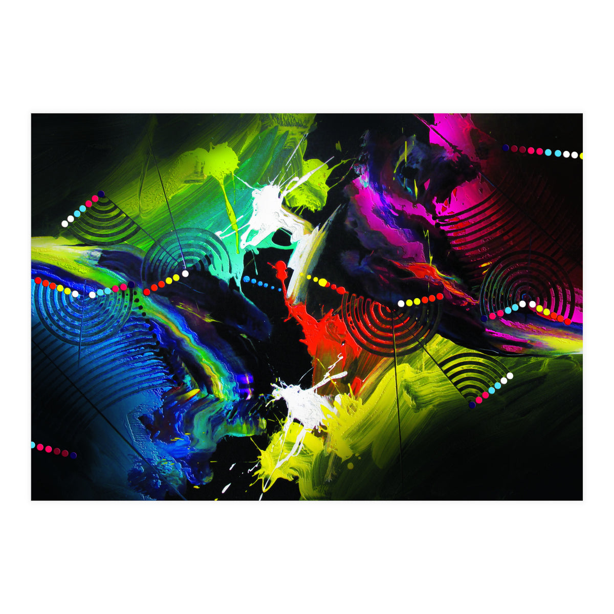 Abstract Art Britto - Qb291 (Print Only)