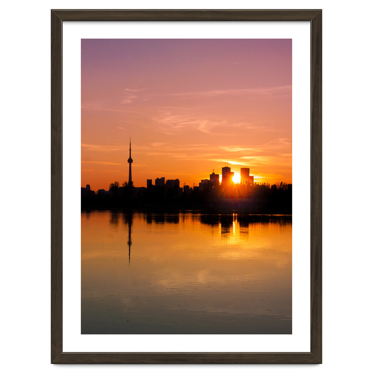 Leslie Street Spit Toronto Canada Sunset