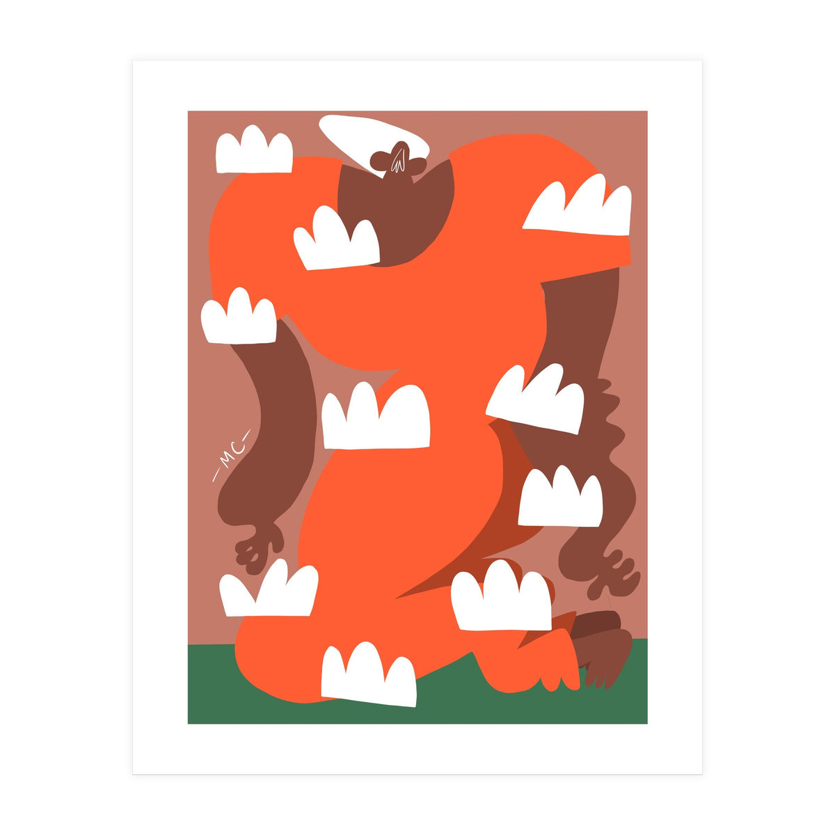 Head In The Clouds And Feet On Earth (Print Only)