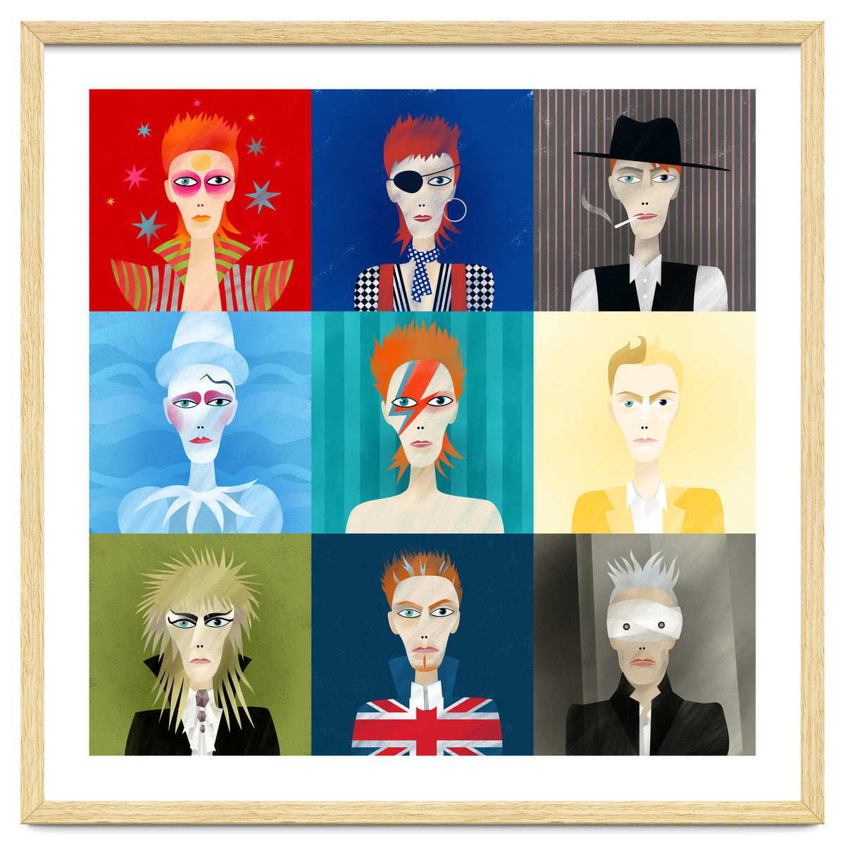 9 Portraits Of David Bowie