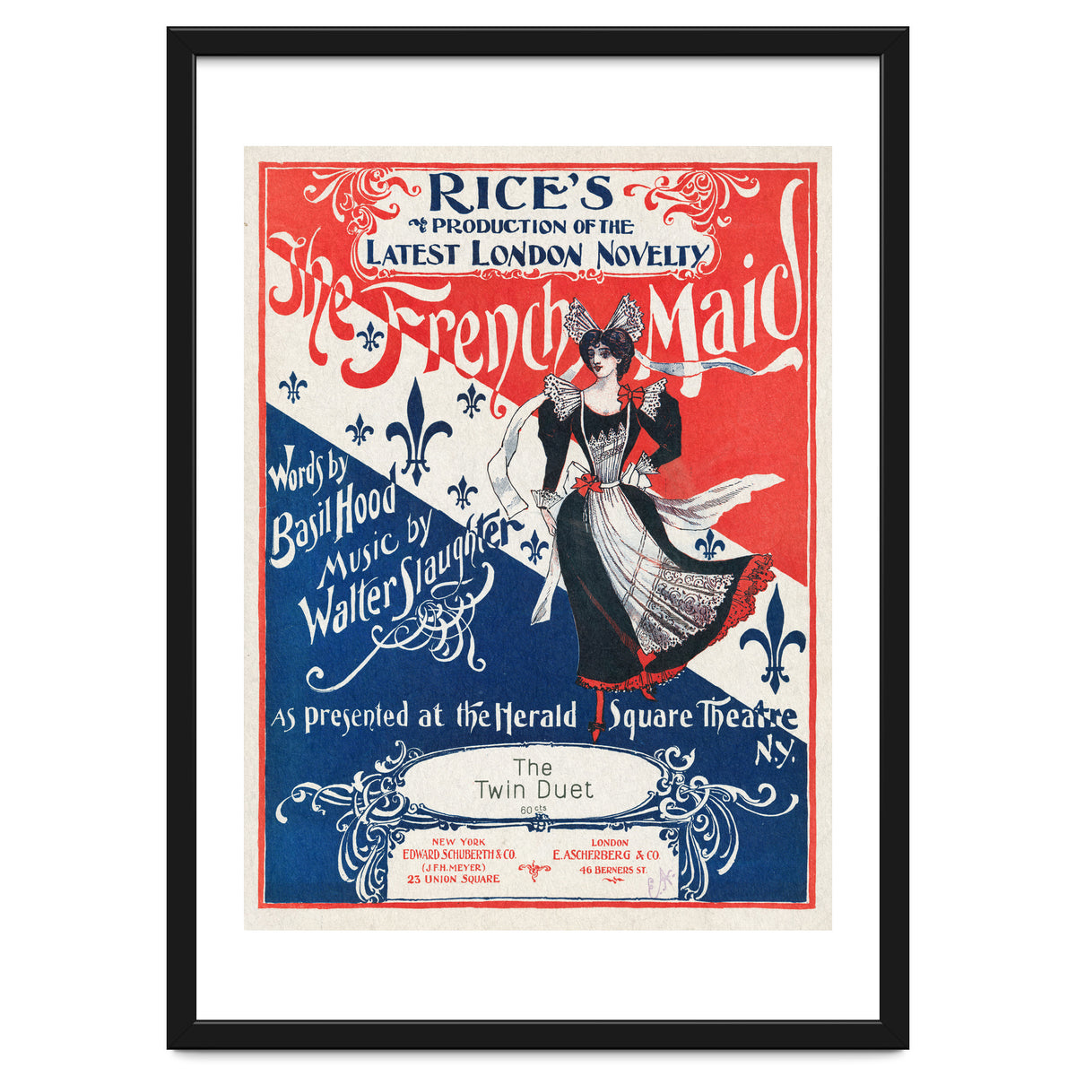 The French Maid - Production Advertisement