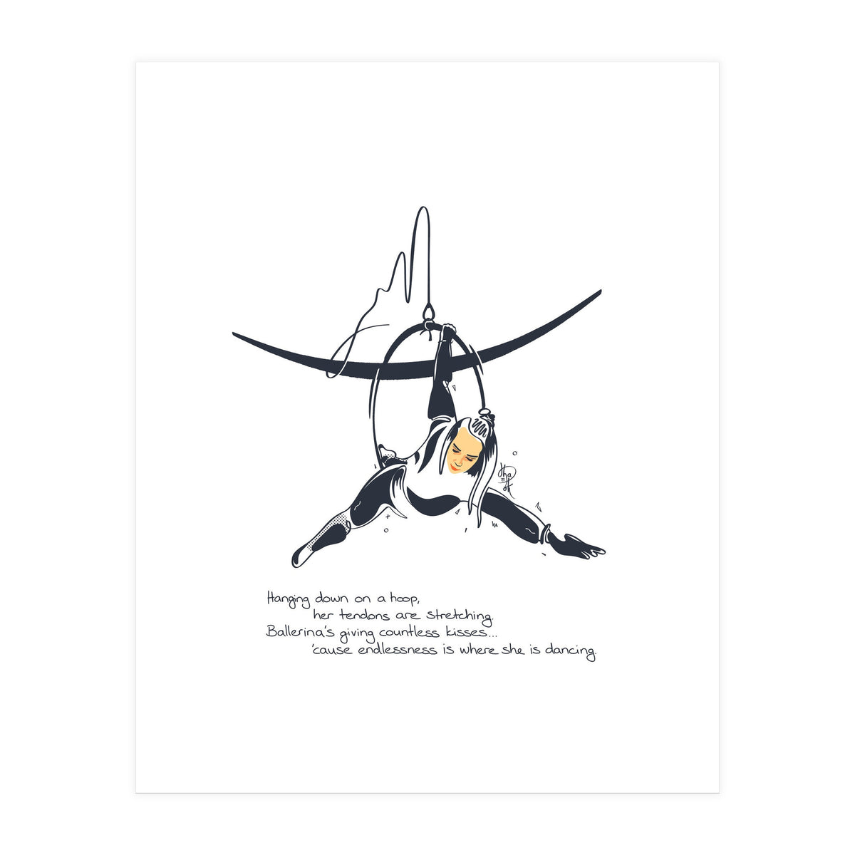 Hoop Balerina 1 (Print Only)