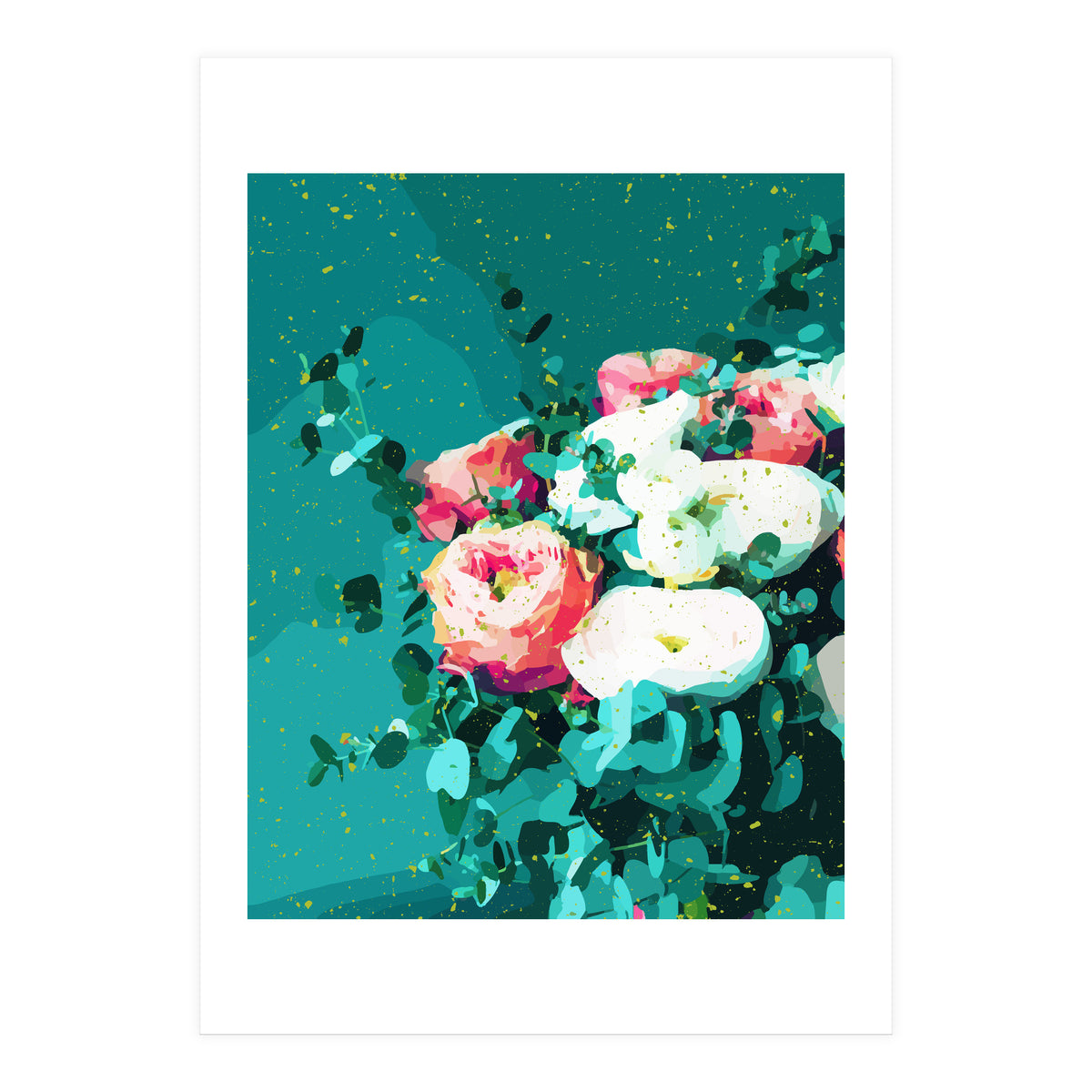 Floral & Confetti (Print Only)