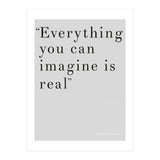Everything You Can Imagine By Picasso, Grey (Print Only) thumbnail