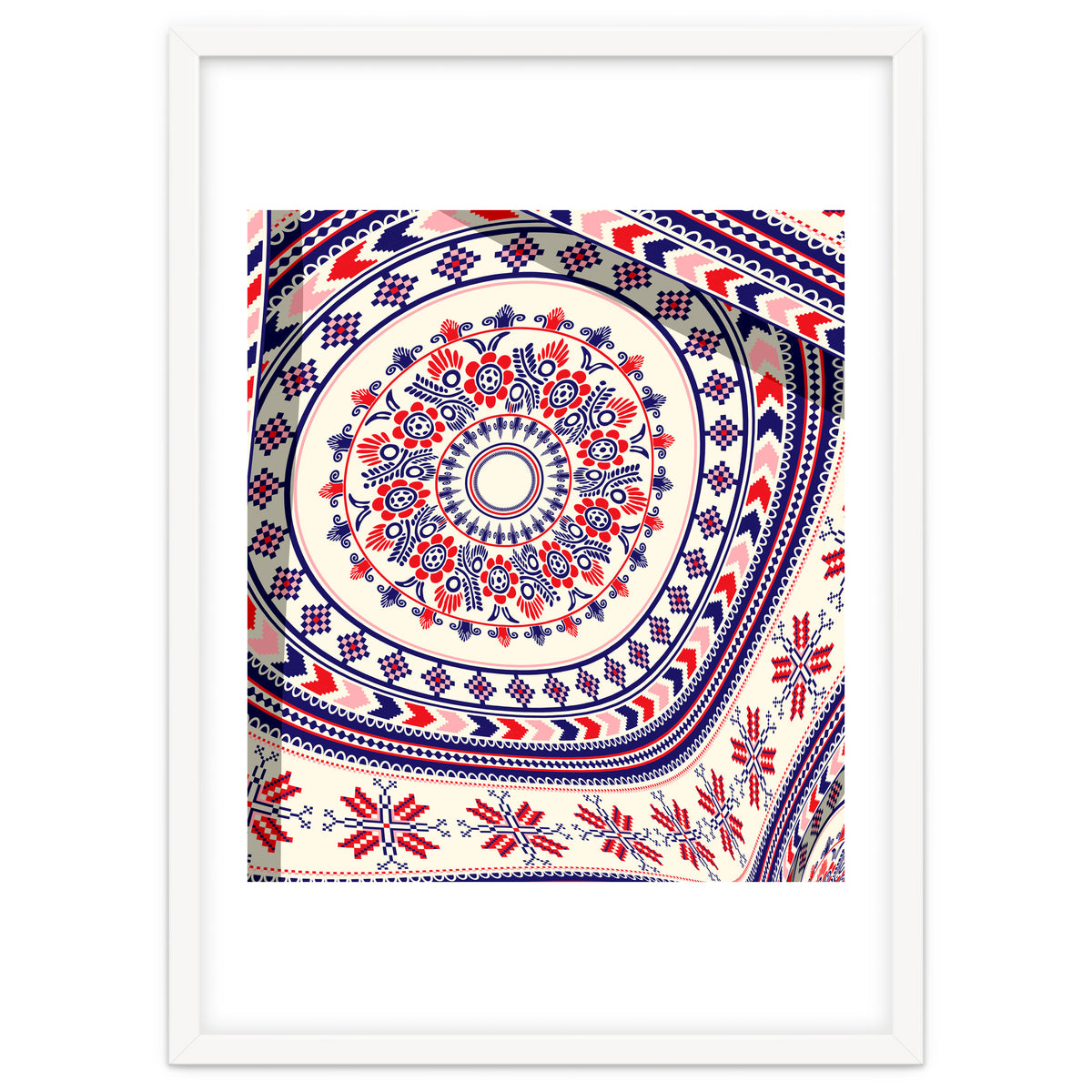 Romanian embroidery background 22