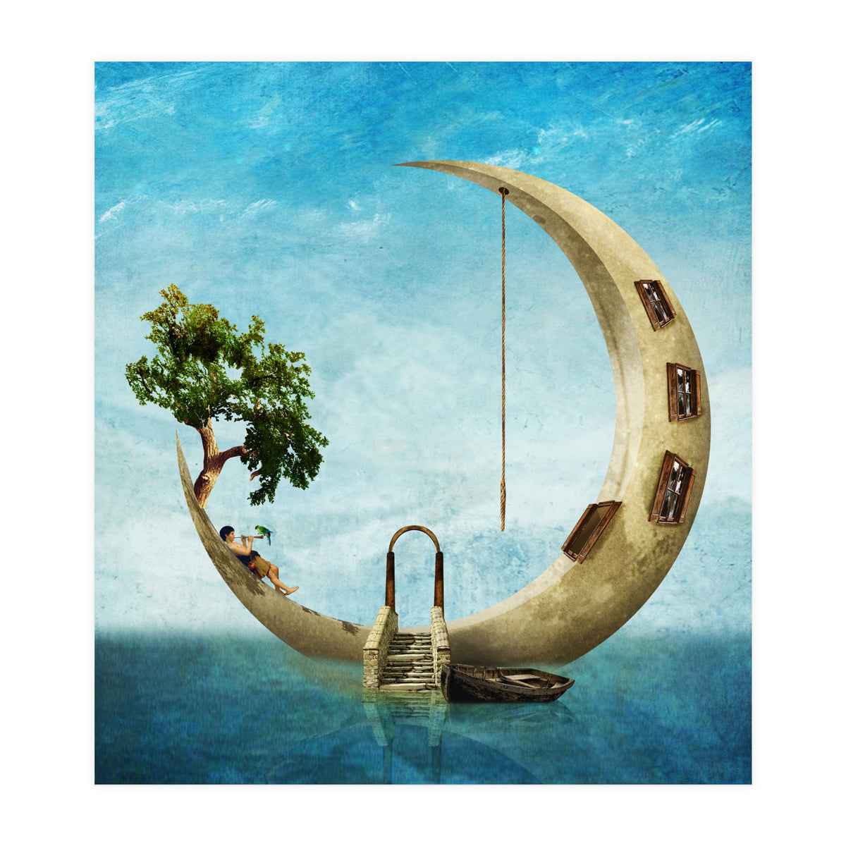 Home Sweet Moon (Print Only)