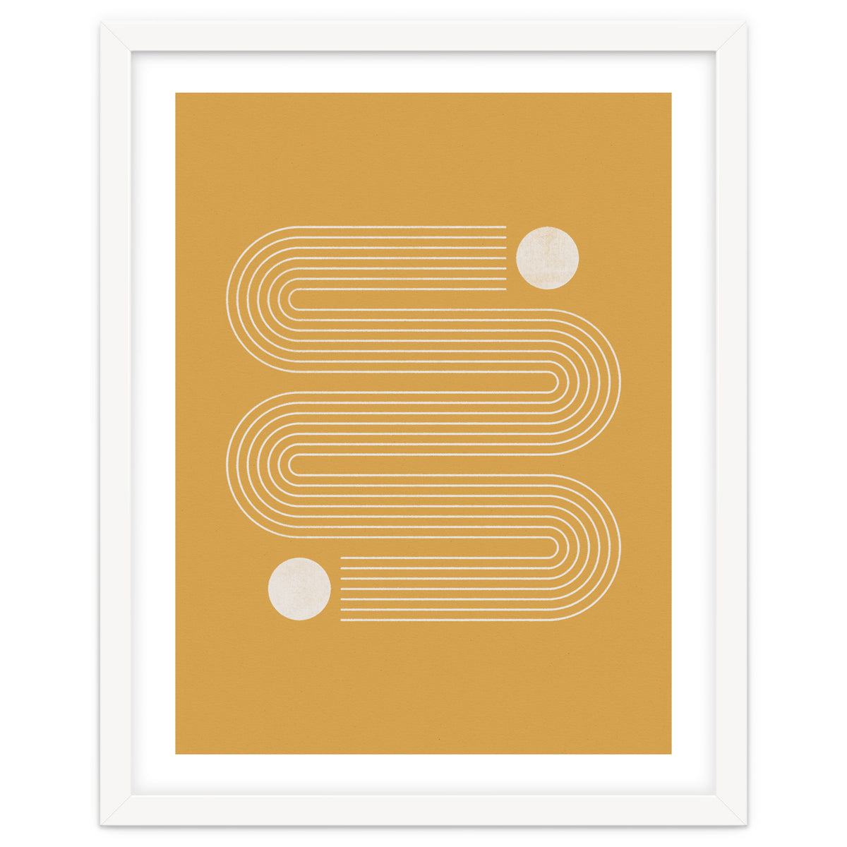 Mid-Century Modern No.20 - Woodblock Print