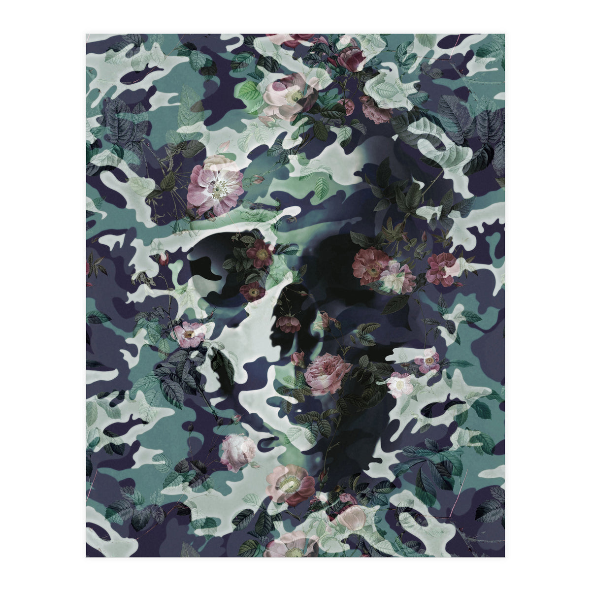 Camo Skull (Print Only)