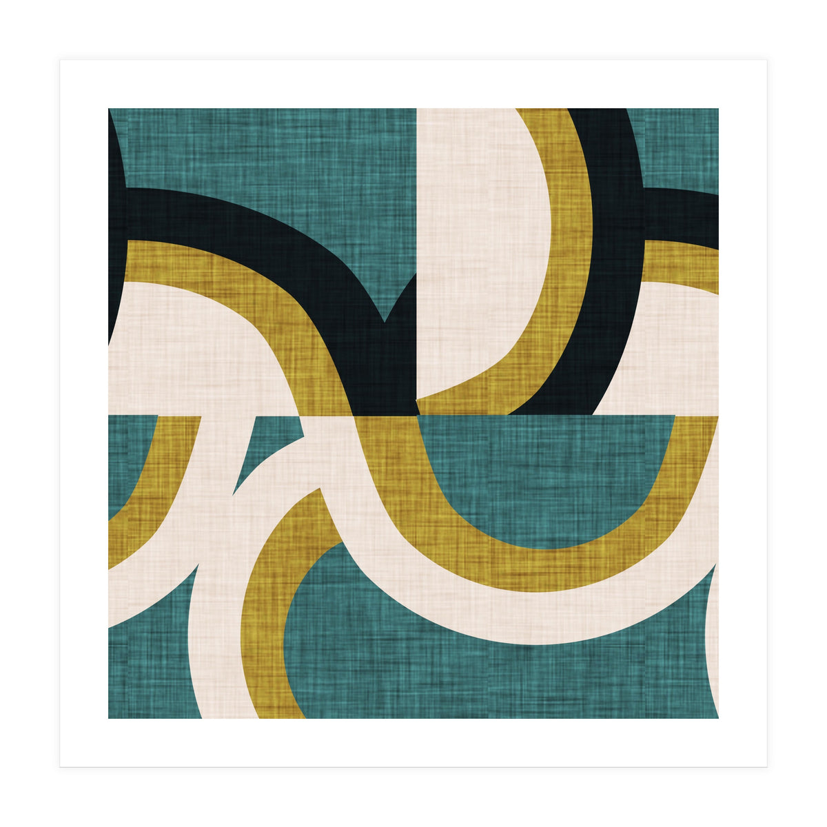 New Mid Mod Freeway Olive (Print Only)