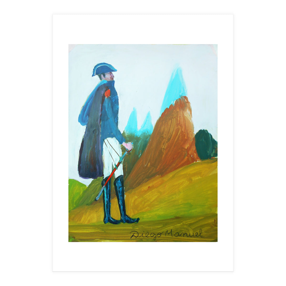 San Martin Cruzando Los Andes 2 (Print Only)