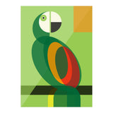 Mid Century Geometric Parrot (Print Only) thumbnail